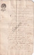 Hasselt/Kuringen - Manuscript 1697 Land In De Groenstraat Aan Christophorus Vanderyst (V3109) - Manuscripten