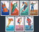 Mongolia C181-C188, MNH. Mi 1939-1945, Bl.126. Olympics Calgary-1988.Hockey,Ski, - Mongolië