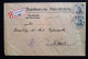 Württemberg 1917, Dienstbrief Einschreiben Untertürkheim Mi 241+246 - Lettres & Documents