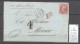 France - Lettre Le Havre Pour Mexico - 1867 - Certificat Roumet - 1849-1876: Classic Period