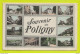 39 Jura Souvenir De POLIGNY Multivues VOIR DOS édition G.B Lons Le Saunier Envoyée Par ( La ! ) Léonie Le 07/06/1906 - Poligny