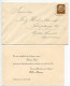 Germany 1939 Cover & Thank You Card; Solingen To Schiplage; 3pf. Hindenburg - Lettres & Documents