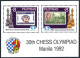 Philippines 2152-2153,2154 Sheet, MNH. Mi 2154-2155, Bl.45. Chess Olympiad,1992. - Philippinen
