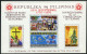 Philippines C108 Black,C108 Red,MNH. Michel Bl.9a-9b. USA-200, 1976. Ships, Map, - Philippinen