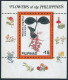 Philippines 2533-2534 Ad Block, 2535, MNH. Flowers, 1998. Medinilla Magnifica. - Philippinen
