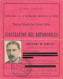 CERTIFICAT DE CAPACITE CIRCULTION DES AUTOMOBILES.  CASABLANCA 1930 - Documents Historiques