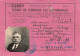 PERMIS DE CONDUIRE LES AUTOMOBILES.  CHER. 1935 - Documentos Históricos