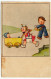 BAMBINI CON PASSEGGINO - ILLUSTRTA DA TOMBA - 1944 - Storia Postale - Vedi Retro - Formato Piccolo - Other & Unclassified