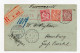 !!! ENTIER POSTAL MOUCHON DE PORT SAID DE 1911 + COMPLTS AFFRANCH RECOMMANDE POUR L'ALLEMAGNE - Storia Postale