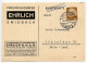 Germany 1936 Postcard; Frankfurt (Main) - Ehrlich, Friedrichsdorfer Zwiebackfabrik To Schiplage; 3pf. Hindenburg - Briefe U. Dokumente