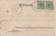 1900 - ALSACE - CONVOYEUR BAHNPOST SENNHEIM MASMÜNSTER (IND 10) ZUG 448 - CP PUB GRUSS FRANCK ! => PETITE FONTAINE - Brieven En Documenten