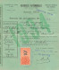 PERMIS DE CIRCULATION VEHICULES AUTOMOBILES.  CASABLANCA. 1934 - Historische Dokumente
