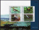 Thailand 1730-1733,1733a Sheet,MNH. Waterfowl 1997:Jacana,Stork,Stilt. - Thailand