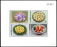 Thailand 1357-1360, 1360a Perf,imperf, MNH. Letter  Week 1990. Traditional Food. - Thaïlande