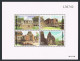 Thailand 1601-1604a,MNH.Michel 1633-1636,Bl.63.Paintings:Naga Bridge,Pagoda.1995 - Thaïlande