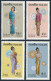 Thailand 629-632,632a,MNH.Mi 639-642,Bl.1. Costumes Of Thai Women,1972. - Thailand