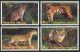 Thailand 1802-1805, 1805a Sheet, MNH. Wild Cats 1998: Felis Viverrina, Panthera  - Tailandia