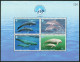 Thailand 1815-1818,1818a Sheet,MNH. Year Of The Ocean IYO-1998:Whales,Dugong. - Tailandia