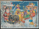 KERSTMIS KALENDER  N° 851 C KRÜGER KALENDER  JAREN 50. 280 X 200 MM                                     2 SCANS - Grossformat : 1941-60