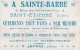 PARIS(8 Em ARRONDISSEMENT) TOUR EIFFEL(DIRIGEABLE) PUBLICITE SAINTE BARBE(SAINT ETIENNE) - Paris (08)