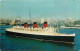 Bateaux - Paquebots - RMS Queen Mary - Cunard Line - CPM Format CPA - Voir Scans Recto-Verso - Paquebots