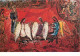 Art - Peinture Religieuse - Marc Chagall - Message Biblique - 6 - Abraham Et Les Trois Anges - Musée National De Nice -  - Quadri, Vetrate E Statue