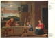 Art - Peinture Religieuse - Annibale Carracci Dit Carrache - The Holy Family In The Carpenter's Shop - CPM - Etat Pli Vi - Schilderijen, Gebrandschilderd Glas En Beeldjes