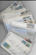 ESPAGNE Archive De 40 Lettres Toutes Double Affranchissement Avec Timbres De Guerre (plusieurs Modèles) Bel Ensemble - Covers & Documents
