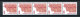 Bund Rollenmarken 5er Streifen 1562 V R II Postfrisch Nr. 25 #JM364 - Andere & Zonder Classificatie
