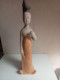 Statuette Ancienne En Terre Cuite Avec Certificat Hauteur 36 Cm - Arte Asiático