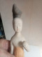 Delcampe - Statuette Ancienne En Terre Cuite Avec Certificat Hauteur 36 Cm - Art Asiatique