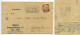 Germany 1936 Folded Zahlkarte; Bielefeld - Allgemeine Krankenversicherungs; 3pf. Hindenburg; Kraftpost Slogan Cancel - Briefe U. Dokumente