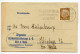 Germany 1938 Folded Zahlkarte; Bielefeld - Allgemeine Krankenversicherungs; 3pf. Hindenburg; Slogan Cancel - Briefe U. Dokumente