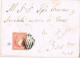 55102. Carta Entera OLESA (Barcelona) 1858. Matasellos Parrilla. Al Dorso Llegada A Barcelona - Covers & Documents