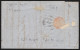 N°46B, 20c Bleu En 4 Ex. Oblitérés Nîmes 13/SEPT./1871 Sur Lettre - Certificat - 1870 Uitgave Van Bordeaux