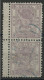N° 5 Paire Verticale Du 3c Lilas Type Dragon (dentelé 11 1/2 - 12) + Bord De Feuille Latéral. - Used Stamps