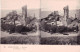 England - HASTING - The Castle - Stereoscopic Postcard - Hastings