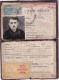 CARNET NATIONALE D'IDENTITE. JUSSY LE CHAUDRIER. TIMBRE FISCAL  13 Fr + VELOCIPEDE 1948 - Cartas & Documentos