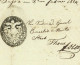 Dijon 1814 Armee Autrichienne Passeport K.K. Armee Österreich In Frankreich Pass Nach Beaune - Historical Documents