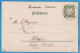 CPA ALLEMAGNE - GRUSS AUS ANSBACH - VERLAG VON A. STEMPFLE - TIMBRE BAYERN 5 PFENNIG - Ansbach