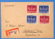 Allemagne Zone AAS 1948 - Lettre Einschreiben De Hannover - G33254 - Other & Unclassified