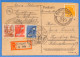 Allemagne Zone AAS 1947 - Cartre Postale Einschreiben De Stuttgart - G33251 - Autres & Non Classés