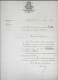 Delcampe - BELGIQUE Ensemble De 40 Documents Fin XIXème Sur La Carrière De L'officier GRADE ,lettre De Ministre , Nomination ... - Documents Historiques