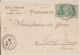 1908 - MOSELLE - CONVOYEUR BAHNPOST DIEUZE BENSDORF (IND 10 !) ZUG 2731 - CP De GEBLING => CIREY SUR VEZOUZE - Brieven En Documenten