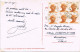 55107. Postal Aerea KHAJURAHO (Madhya Pradesh) India 1996. Stamps GANDHI - Brieven En Documenten