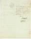 Administrateurs Generaux Des Postes Aux Lettres LS Paris 1800 - 1701-1800: Precursors XVIII