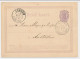 Briefkaart G. 4 Arnhem - Amsterdam 1874 - Interi Postali
