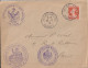1915 - ALSACE RECONQUISE - ENVELOPPE MAIRIE De HUSSEREN WESSERLING (CACHET PROVISOIRE) => PARIS - Briefe U. Dokumente