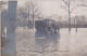 Carte Photo Paris Inondation Taxi En Panne 1910 - Paris Flood, 1910