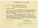 Firma Briefkaart Oosterhout 1935 - Suikerwerken / Drop / Kat - Zonder Classificatie